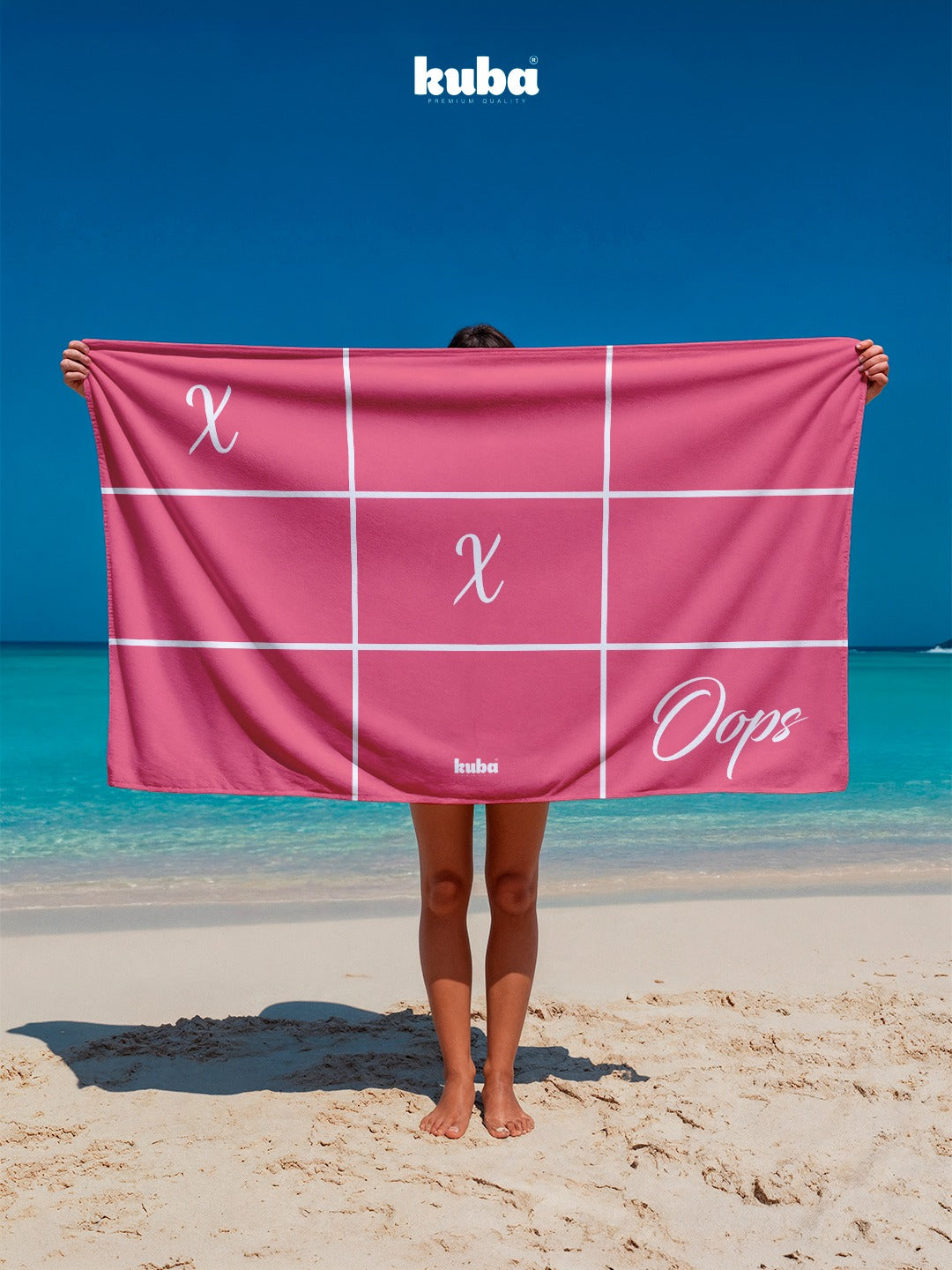 Kuba Premium Quality Beach towel XXO 70 x 140 cm