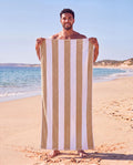 Kuba Premium Quality towel striped beige