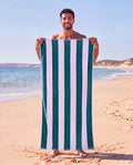 Kuba Premium Quality towel striped green